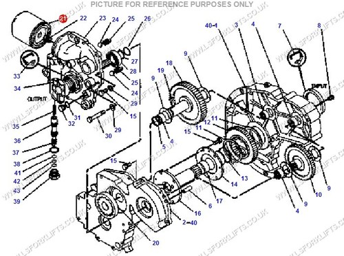 DOOSAN/DAEWOO TRANSMISSION FILTER (LS3945) | Lsfork Lifts