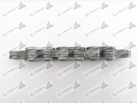 Jeremywell BL823 Leaf Chain – 10 Feet For Forklift Masts & Hoisting, W/ Connecting Link