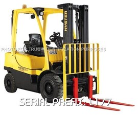 HYSTER H2.0-3.5FT SPECIFICATIONS