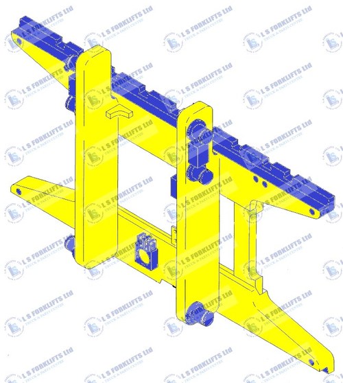 THREE STAGE FULL FREE LIFT 6 ROLLER CARRIAGE