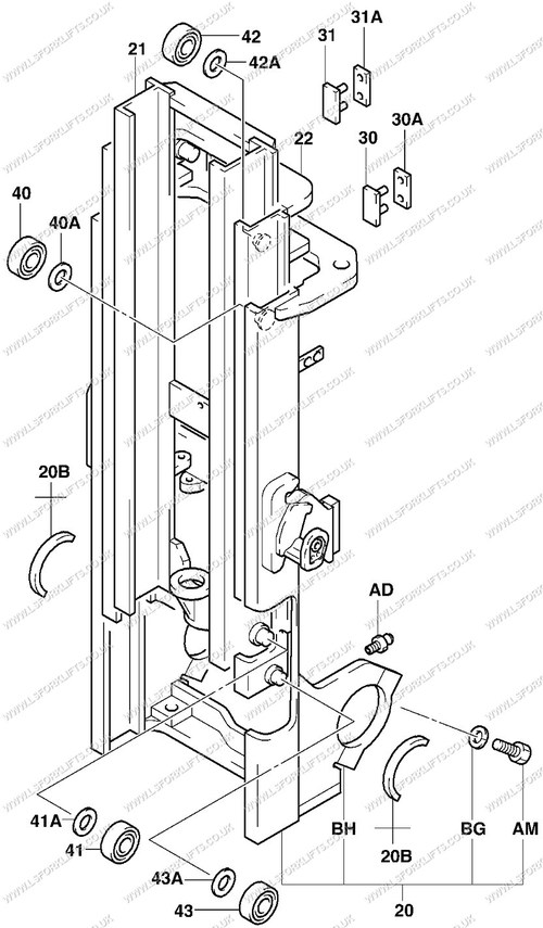 MAIN MAST PARTS