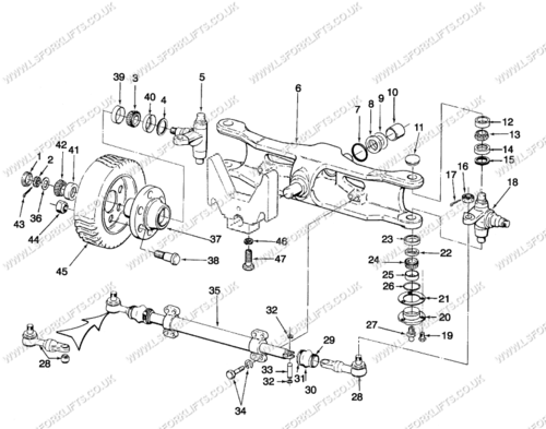 AXLE TYPE B (TRACK ROD END)