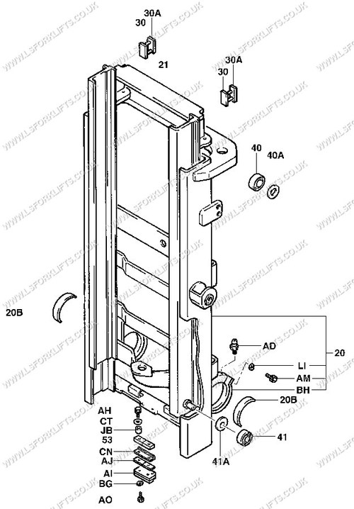 MAIN MAST PARTS