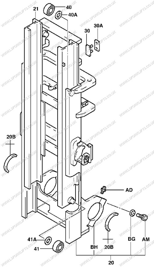 MAIN MAST PARTS