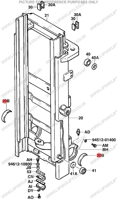 MAIN MAST PARTS