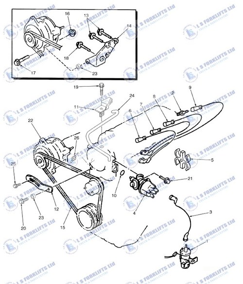 Hyster Ignition Coil Wire Ls6912 Lsfork Lifts