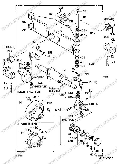 STEER AXLE PARTS