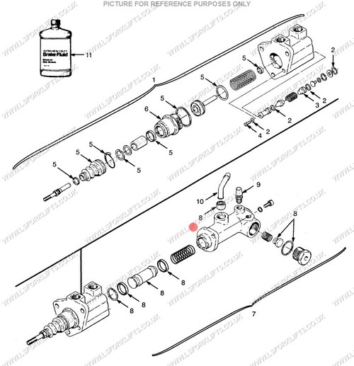 Hyster Master Cylinder Ls1374 Lsfork Lifts