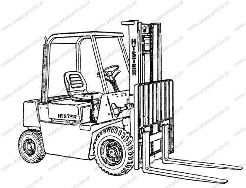 HYSTER H2.00XL, H2.500XL, H3.00XL (A177)