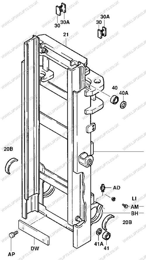 MAIN MAST PARTS