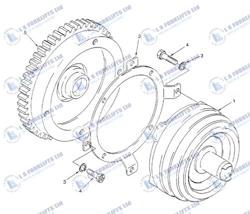 DRIVE FOR HYSTER 191351 GEAR 