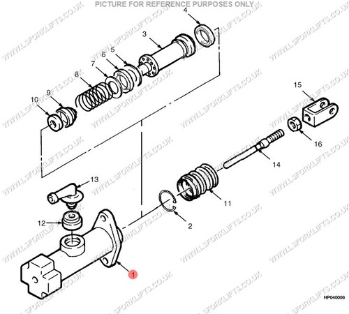 Hyster Master Cylinder Ls1230 Lsfork Lifts