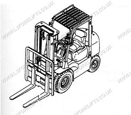 MITSUBISHI FG20K, FD20K, FG25K,FD25K AC (EF18B)