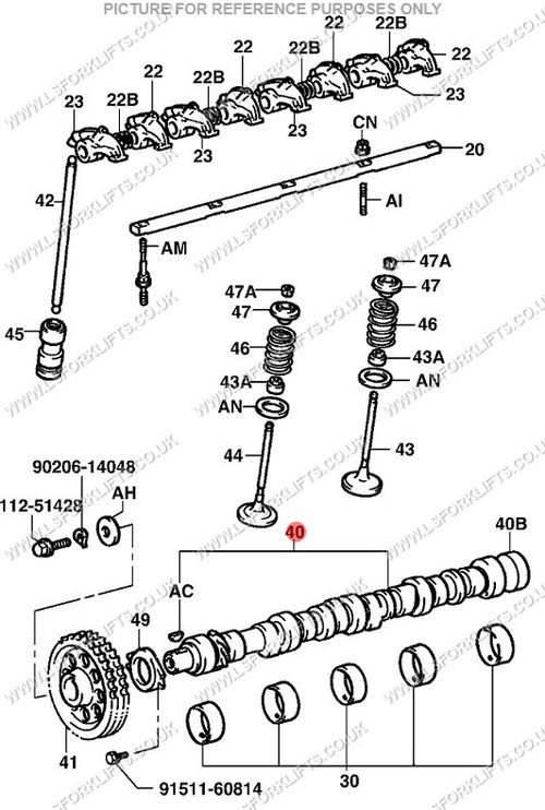 Toyota 4y Camshaft Ls6102 Lsfork Lifts