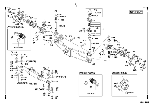 STEER AXLE PARTS