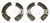 NISSAN BRAKE SHOE KIT (LS5761)