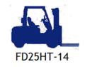 KOMATSU FD25HT-14